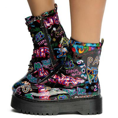 Graffiti Boots